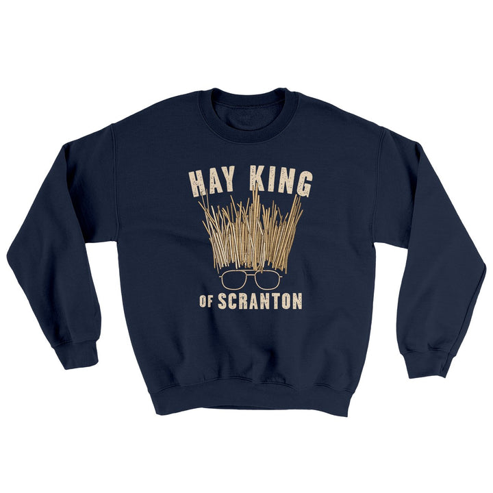 Hay King Ugly Sweater Crewneck Sweatshirt 50/50 Cotton Poly Loose Fit