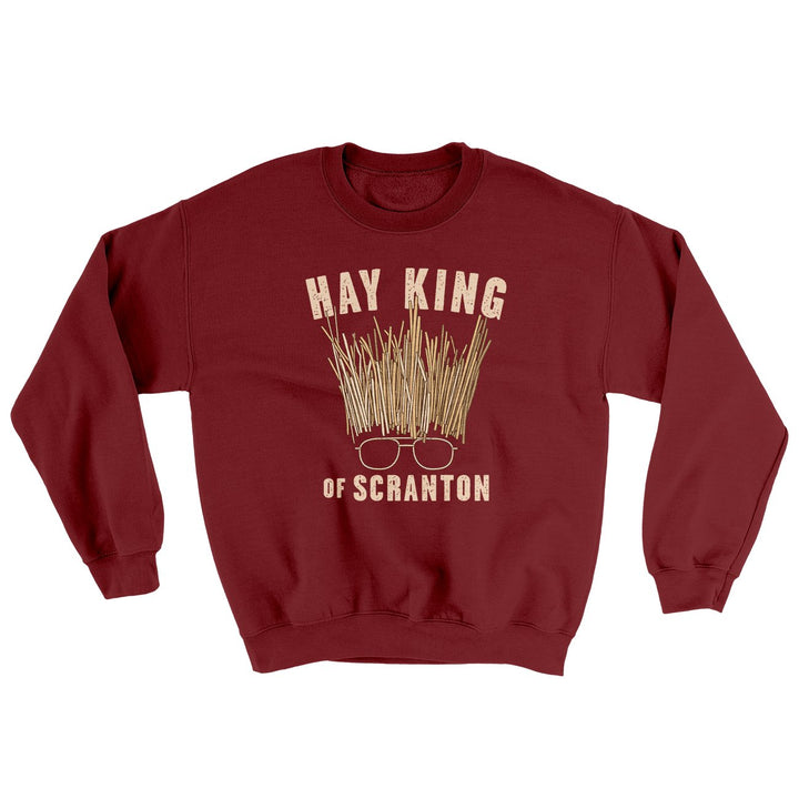 Hay King Ugly Sweater Crewneck Sweatshirt 50/50 Cotton Poly Loose Fit