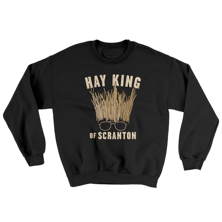 Hay King Ugly Sweater Crewneck Sweatshirt 50/50 Cotton Poly Loose Fit