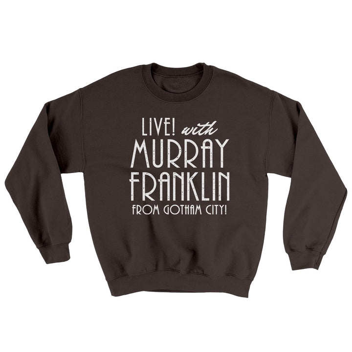 Murray Franklin Show Ugly Sweater Crewneck Sweatshirt 50/50 Cotton Poly Loose Fit