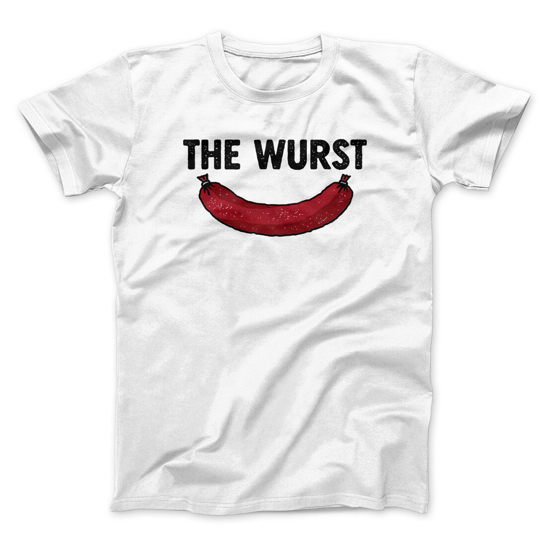 Wurst Men Unisex T-Shirt - Pun Graphic Print, Soft Cotton Heather Blend