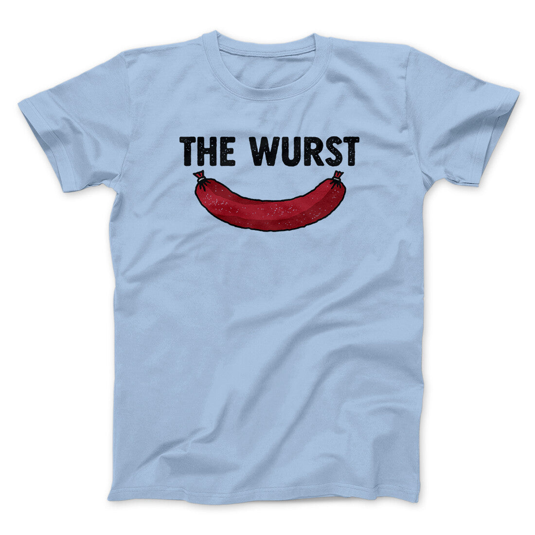 Wurst Men Unisex T-Shirt - Pun Graphic Print, Soft Cotton Heather Blend